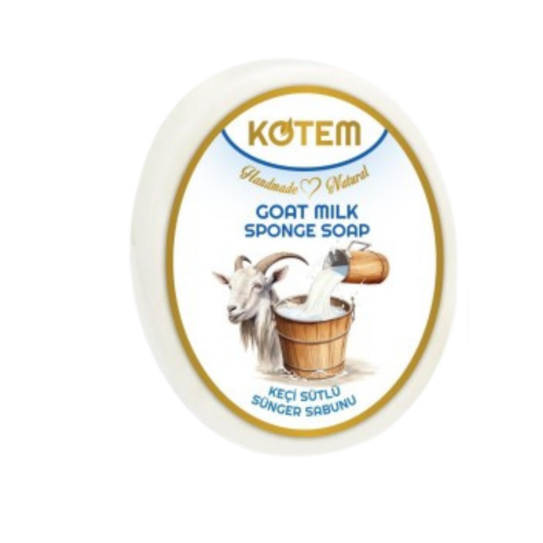 Kotem mydełko w gąbce Kozie Mleko.png